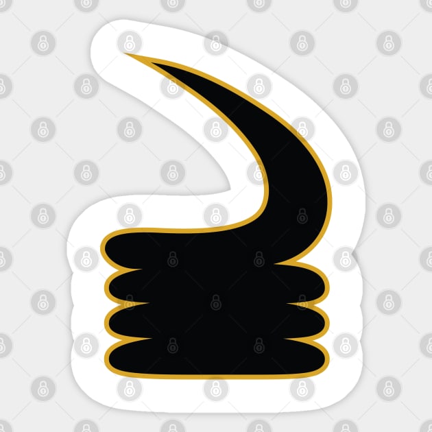 Akoben | Adinkra Symbol | African | African American | Black Lives Sticker by UrbanLifeApparel